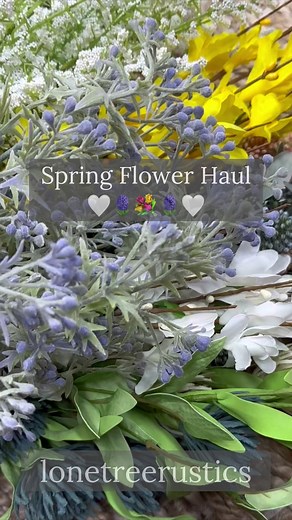Spring Flower Haul😍… I know - it may seem really early for some people to even think about Spring flowers… but I am absolutely excited about getting started with my Spring crafting!! I picked up these at Kirklands… watch for their coupons online - you can get good deals!! 💐🪻🤍 How about y’all!? #craftingcommunity #floraldesign #floral #diy #diydecor #SpringCrafts #kirklands #rusticdecor #farmhousedecor #rustic #crafting | Lone Tree Rustics