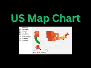 ✅ Create US Map Chart with Checkbox Toggle (Google Sheets)