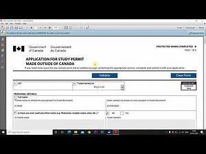 Step by step process to apply for Canada Student Visa, Application form fill up (IMM1294),Latest PPR