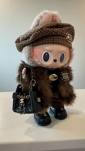 Stylish Day with Labubu Clothes and Chanel 25