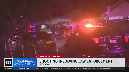 Suspect shot by officers after foot chase in Stockton