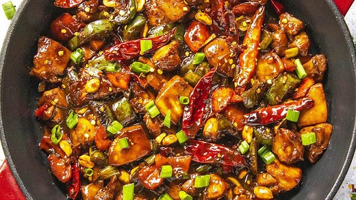 Easy & Spicy Kung Pao Chicken (Ready in 10 Minutes!)