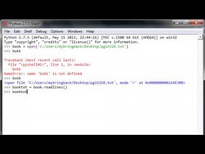 Learn Python Programming Tutorial 13 | Reading Text