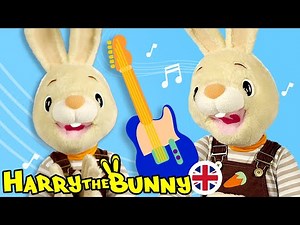 Baby Learning First Words w Harry the Bunny | Prepositions & Music | Educational Videos for Kids