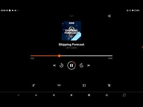 BBC Radio 4 Shipping Forecast 2025