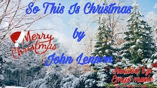 SO THIS IS CHRISTMAS Lyrics - JOHN LENNON | eLyrics.net