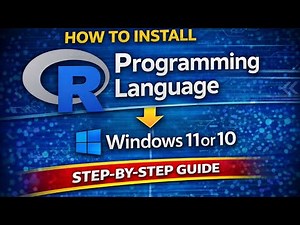 How to Install R programming on Windows 11 or 10 step by step guide| 2026 Update