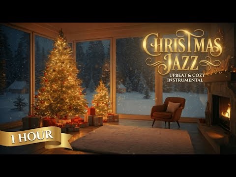 Upbeat Christmas Jazz Instrumental 🎅 Festive & Cozy Music for Holiday Party