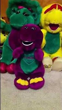 Barney singing I Love You Plush