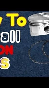 Piston rings installation|How to install piston rings