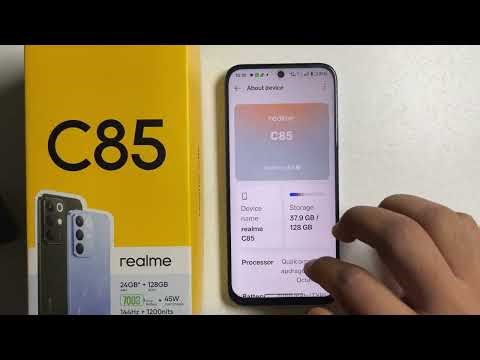 Realme C85/C85 Pro: How to Check Sim Card Status
