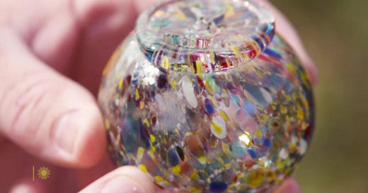 A glass orb treasure hunt on Block Island