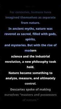 聞き流しリスニング：講演会風:人間と自然