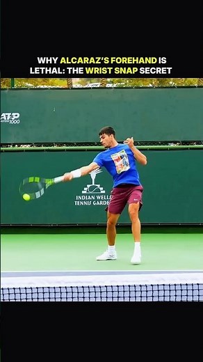 Carlos Alcaraz Forehand Breakdown: The "Wrist Snap" Secret 🎾