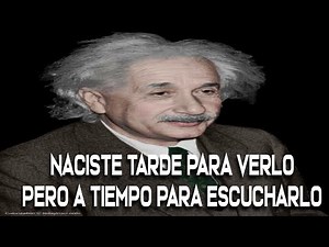 Albert Einstein hablando | así era su voz HD