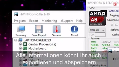 Diagnose Tool für Ihren Windows-Rechner: HWiNFO