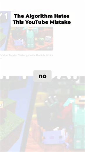 the algorithm hates this YouTube mistake (strategies)