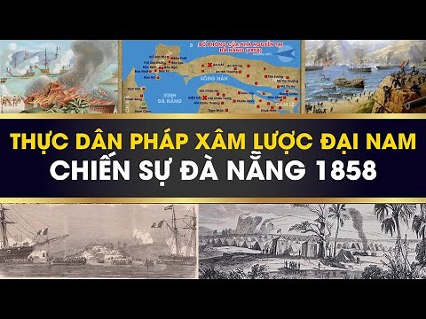 Battle in Da Nang in 1858 (French colonialists invaded Vietnam)