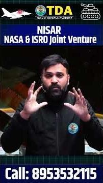 NISAR: NASA and ISRO Joint Mission | NASA-ISRO Synthetic Aperture Radar Mission #nasa #isro