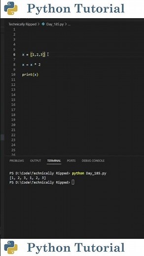 Multiplying Lists In Python | Python Tutorial