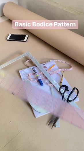 Basic Bodice pattern drafting #kimronolo #fyp #patterndesign | Kim Ronolo