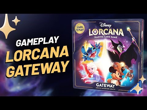 Disney Lorcana GATEWAY GAMEPLAY! | How to Play