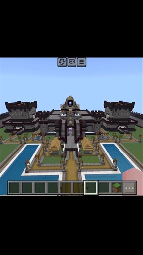 I visited techno gamerz castle 🏰 in Minecraft #shorts #minecraft