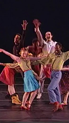 Introducing "Going Away Party" from Program B of our 45th Anniversary Season at The Joyce Theater (July 15-26)!❤️ This lively piece premiered in 1990, featuring songs by Bob Wills and His Texas Playboys. Don't miss this Country-Western CLASSIC at The Joyce this summer | Mark Morris Dance Group