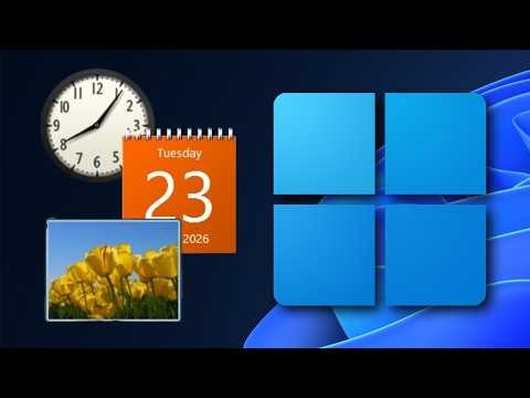 How to Install Windows 7 Gadgets in Windows 8.1/10/11