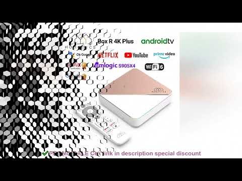 HOMATICS Box R 4K Plus TV Box AndroidTV 14 Netflix Google Certified Amlogic S905X4 4G32G Support DTS