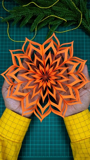 Amazing 3D Paper Snowflake Making for Christmas Decor | Easy DIY Craft 🎄❄️ | Creative Art & Craft Ideas