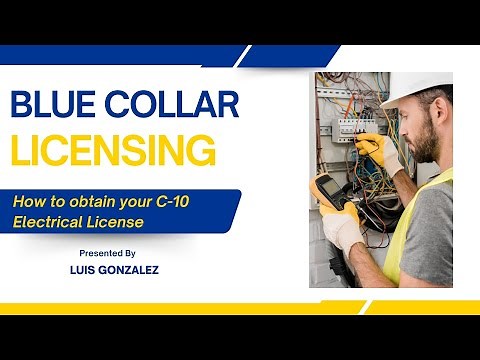 How To Get Your C-10 Electrical License in California