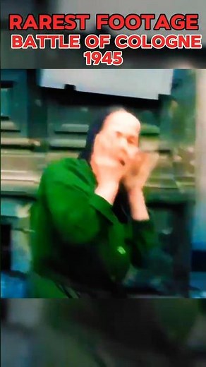 1945: RAREST Footage of Battle of Cologne (Educational History - Full HD & Colored)
