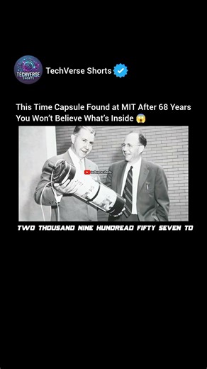 MIT workers accidentally found a 1957 Time Capsule during construction — shocking discovery#shorts