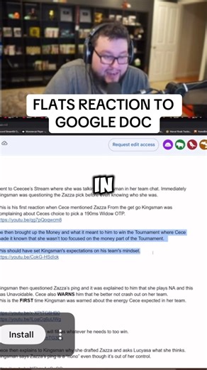 Flats Reaction to Google Doc Part 2 #marvelrivals #kingsman #cece #drama flats cece kingsman drama reaction