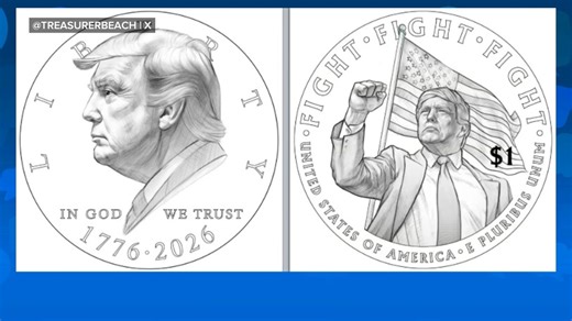 Trump administration considers minting a $1 Trump coin