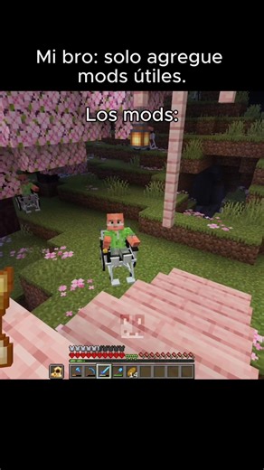 1.7M views · 25K reactions | Los mods útiles según mi bro 廊 #minecraft #minecraftpe #minecraftmemes #reel | Video 333 | Facebook