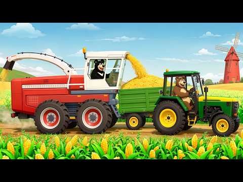 Farm Work: The Journey of Corn Planting and Harvesting with Agricultural Machinery 🌽🚜