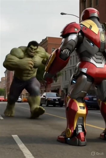 ⚡ Hulkbuster Activated Iron Man vs Hulk — the ultimate power battle begins.