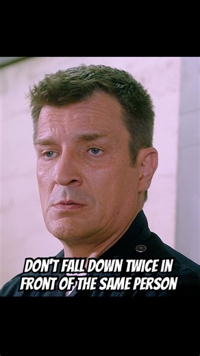 Don't fall down twice in front of the same person. #foryou #series #series #therookie #shorts