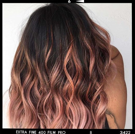 24 Rose Gold Balayage Hair Ideas for a Subtle Hint of Pink