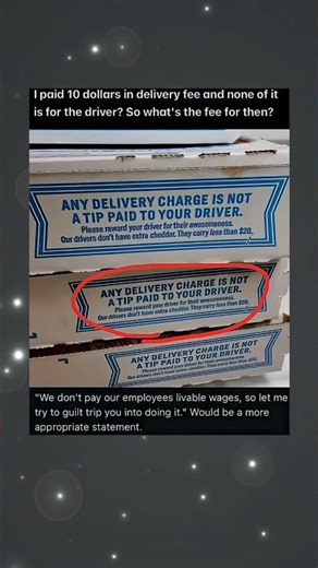 I paid 10 dollars in delivery fee and none of it is for the driver? So what's the fee for then?