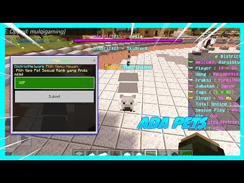 Pets | Plugin Pocketmine