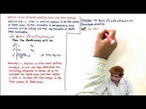 L31 Special case 1 of Routh Hurwitz stability test