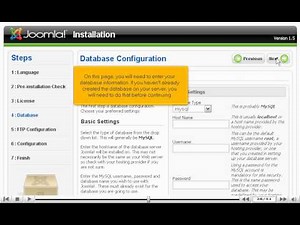 How to install Joomla on your server - Joomla Tutorials