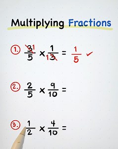 Learn How to Multiply Fractions ❤️ #math #mathtutor ##TeacherGon | Math Tutorials
