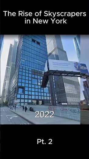 The Rise of Skycrapers in New York Pt. 2 #newyork #newyorkcity