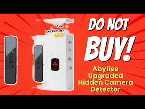 Abyliee Upgraded Hidden Camera Detector | 6 Reasons NOT To Buy Before Watching 🔎🚫