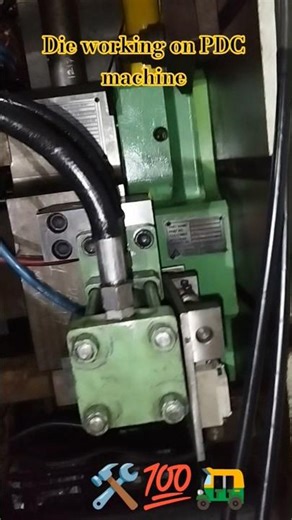 die working on PDC machine #hpdc #machine #casting #automobile #castingmachine #trials #diecasting