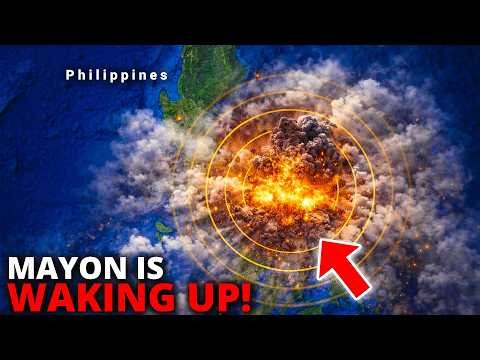 Mayon Volcano Erupts — Lava Dome Collapse Caught on Camera!